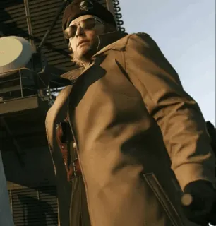 😐 Kazuhira Miller Metal Gear Solid V: The Phantom Pain Kazuhira Miller, Metal Gear Solid, Videojuego, Militar, Personaje, MGSV telegram sticker
