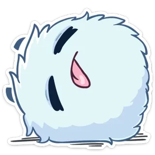 😵 Poro League of Legends Poro, League of Legends, esponjoso, mono, personaje de juego telegram sticker