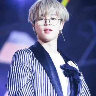 〰 Jimin kpop, bts, jimin, idol, singer, glasses telegram sticker