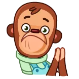 Monkey Puppet whatsapp stickers