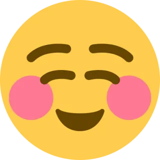 ☺️ emoji, smile, face, happy telegram sticker