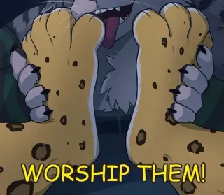 🐾 WORSHIP THEM! telegram sticker