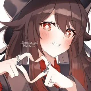💞 Hu Tao Genshin Impact Commission
@G Ya_170 Anime, Genshin Impact, Hu Tao, Ragazza anime, Carino, Cuore, Commissione whatsapp sticker