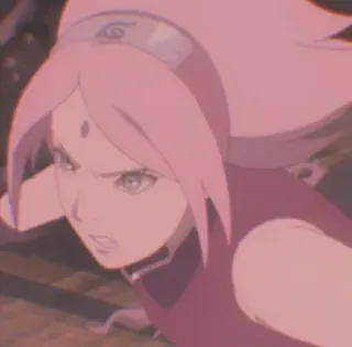 🌟 Sakura Naruto Anime, Sakura, Haruno Sakura, Naruto, Ninja telegram sticker