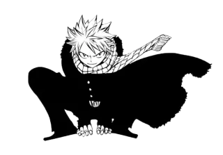 😎 Natsu Dragneel Fairy Tail Anime, Mangá, Fairy Tail, Natsu Dragneel, Mago, Dragon Slayer, Fogo whatsapp sticker