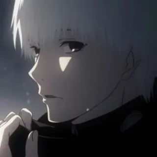 🖤 Ken Kaneki Tokyo Ghoul Anime, Tokyo Ghoul, Kaneki, Cabelo branco, Ghoul telegram sticker