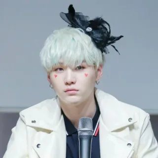 🍃 Suga K-Pop, BTS, Min Yoongi, Idol, Sänger, Person telegram sticker