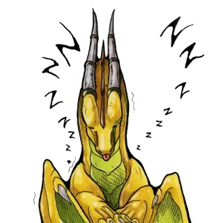 💤 zzz dragon, sleeping, cartoon, fantasy, cute, animal, sticker telegram sticker