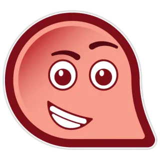 🤨 Emoji, Senyum, Wajah, Kartun, Stiker telegram sticker