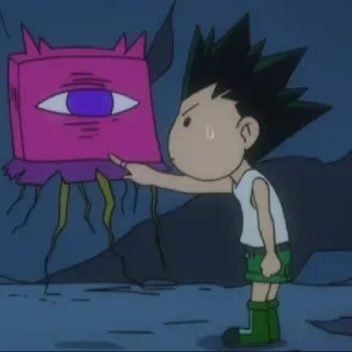 🤔 Gon Freecss Hunter x Hunter anime, cartoon, gon freecss, hunter x hunter, monster telegram sticker