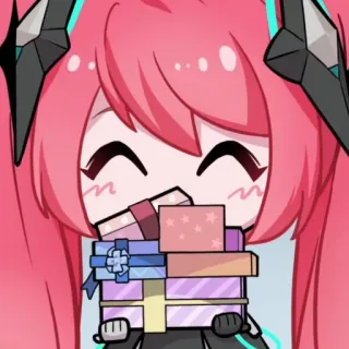 💖 ちび, アニメ, ギフト, 漫画, キャラクター, 可愛い whatsapp sticker