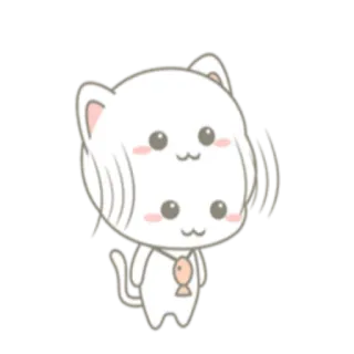 😓 cat, cute, kawaii, animal, sticker telegram sticker