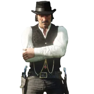Arthur Morgan RDR2 telegram stickers