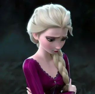 👾 Elsa Frozen Elsa, Frozen, Disney, Reina, Princesa telegram sticker