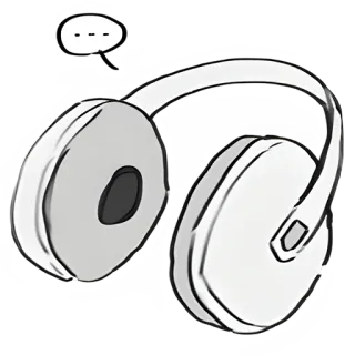 🎧 fones de ouvido, música, áudio, som, acessório, escuta, fones telegram sticker