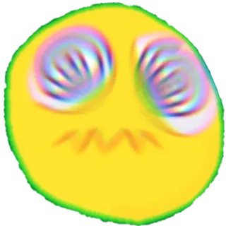 😵‍💫 Smiley, Stordito, Ipnotizzato, Cartone animato, Espressione, Emoji, Astratto whatsapp sticker