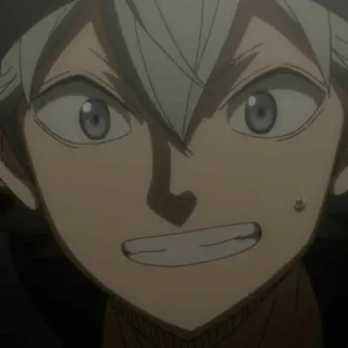 🐾 Asta Black Clover anime, manga, Black Clover, Asta, character telegram sticker