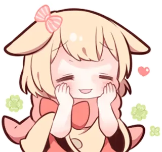 ☺️ 애니메이션, 카와이, 귀여운, 만화, 캐릭터, 일러스트 telegram sticker