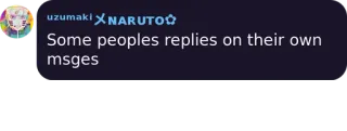 🌀 Naruto Some peoples replies on their own msges Naruto, Anime, Manga, Messaggi, Risposte telegram sticker