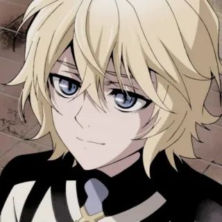 ⚓ anime, postać, blondynka, portret telegram sticker