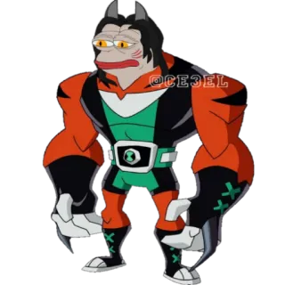 🐸 @CE3EL ben 10, cartoon, anime, sticker telegram sticker