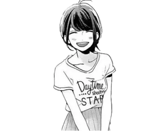 😄 Daytime Shooting Star Anime, Manga, Gadis, Bintang Jatuh Siang Hari, Lucu telegram sticker