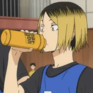 🏳 Kozume Kenma Haikyuu!! on 애니메이션, 켄마, 하이큐!!, 캐릭터, 애니 남캐, 음주 telegram sticker