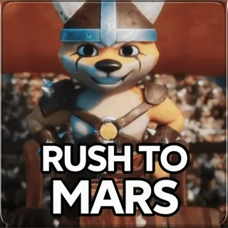💪 RUSH TO MARS 게임, 여우, 캐릭터, 우주, 화성, 러쉬 telegram sticker