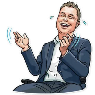 Elon Musk telegram stickers