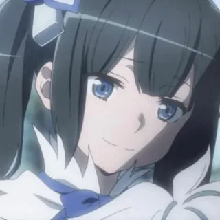 💙 Hestia Is It Wrong to Try to Pick Up Girls in a Dungeon? anime, hestia, cute, character, blue eyes, ponytails telegram sticker