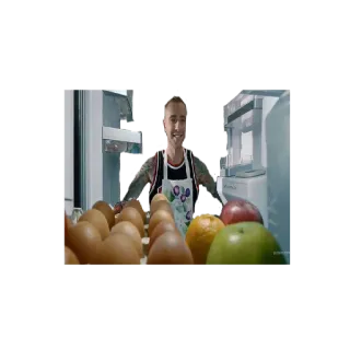 🍆 comida, geladeira, ingredientes, cozinhar, ovos, frutas telegram sticker