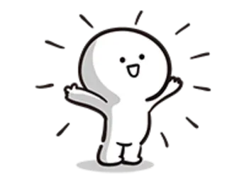 👻 blij, viering, vreugde, cartoon, opwinding, schattig telegram sticker