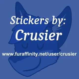 ℹ️ Stickers by: Crusier
www.furaffinity.net/user/crusier adesivo, furry, cruiser, Furaffinity telegram sticker