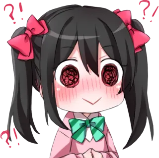 😳 Nico Yazawa Love Live! Аниме, Love Live, Милый, Девушка, Nico Yazawa, Айдол, Манга telegram sticker