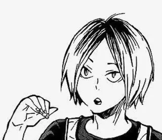 🏳 Kenma Kozume Haikyuu!! 애니메이션, 만화, 하이큐!!, 코즈메 켄마, 만화영화 telegram sticker