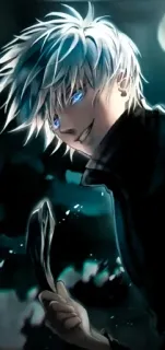 😏 Satoru Gojo Jujutsu Kaisen 动漫, 漫画, 咒术师, 五条悟, 咒术回战 telegram sticker