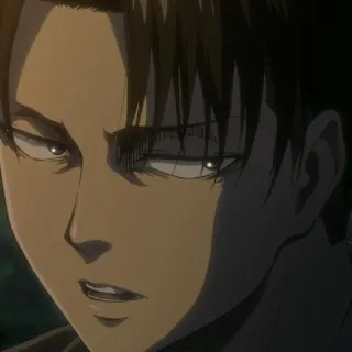 ☁️ Levi Ackerman Attack on Titan Levi, Attack on Titan, anime, manga, character, survey corps telegram sticker