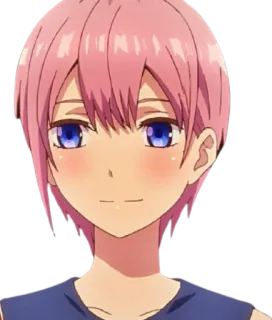 ☺️ Ichika Nakano The Quintessential Quintuplets anime, character, ichika, nakano, the quintessential quintuplets telegram sticker
