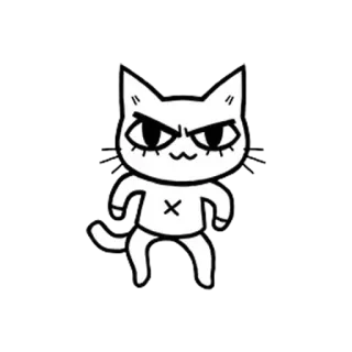 😡 Katze, wütend, Cartoon, Tier, Haustier telegram sticker