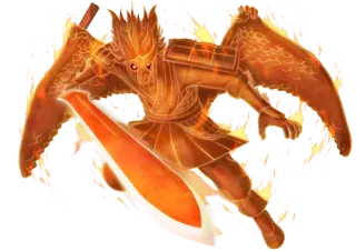 👺 Susanoo Naruto Anime, Espada, Batalla, Guerrero, Lucha telegram sticker