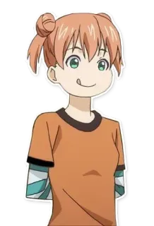 😋 Anime, Cartoon, Mädchen, Figur, Süß telegram sticker