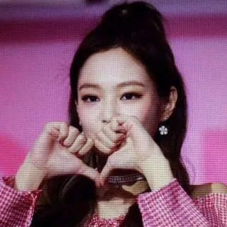 🥟 Jennie Kpop, Celebridade, Jennie, Blackpink, Cantora, Coração whatsapp sticker
