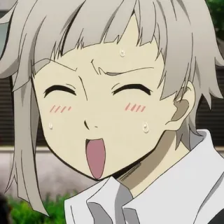 🐾 Atsushi Nakajima Bungo Stray Dogs Anime, Sueur, Excité(e), Atsushi Nakajima, Bungo Stray Dogs whatsapp sticker