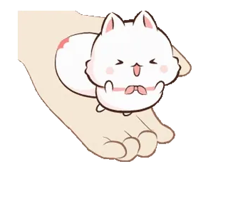 😫 gatto, carino, cartone animato, kawaii, animale, animale domestico telegram sticker