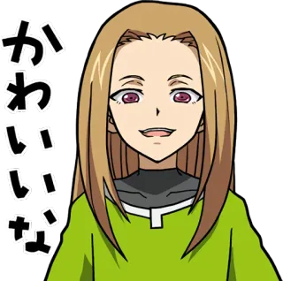 ❤️ かわいいな Аниме, Манга, Мультфильм, Каваий, Милый, Японский telegram sticker