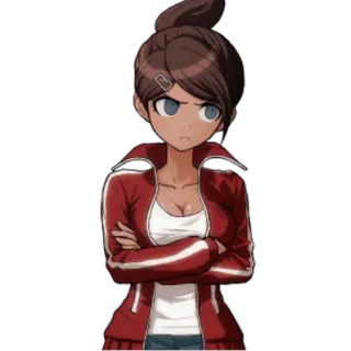 😕 Aoi Asahina Danganronpa Anime, Videogioco, Serio, Ragazza, Personaggio, Danganronpa, Aoi Asahina telegram sticker