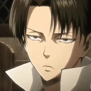 🚬 Levi Ackerman Attack on Titan Аниме, Атака титанов, Леви, Леви Аккерман, Персонаж, Манга telegram sticker