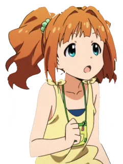😕 Ragazza anime, Cartone animato, Anime, Carino, Ragazza, Personaggio telegram sticker