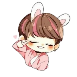 😩 cartoon, anime, chibi, cute, character whatsapp sticker
