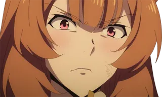 😡 Raphtalia The Rising of the Shield Hero Anime, Cartone animato, Personaggio, Fittizio, Ragazza telegram sticker